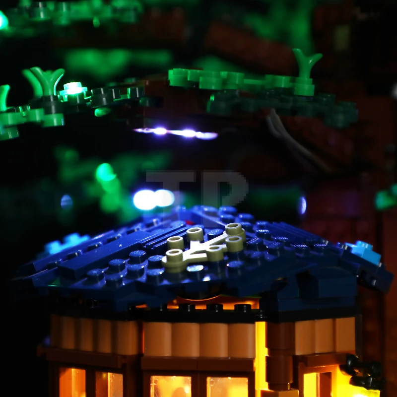 Lichtset voor LEGO® 21318 Boomhut met afstandsbediening