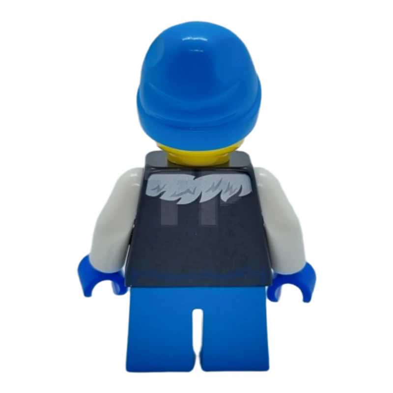 LEGO&reg; hol259 Jongen, Black Ice Planet jas, Dark Azure korte benen en muts