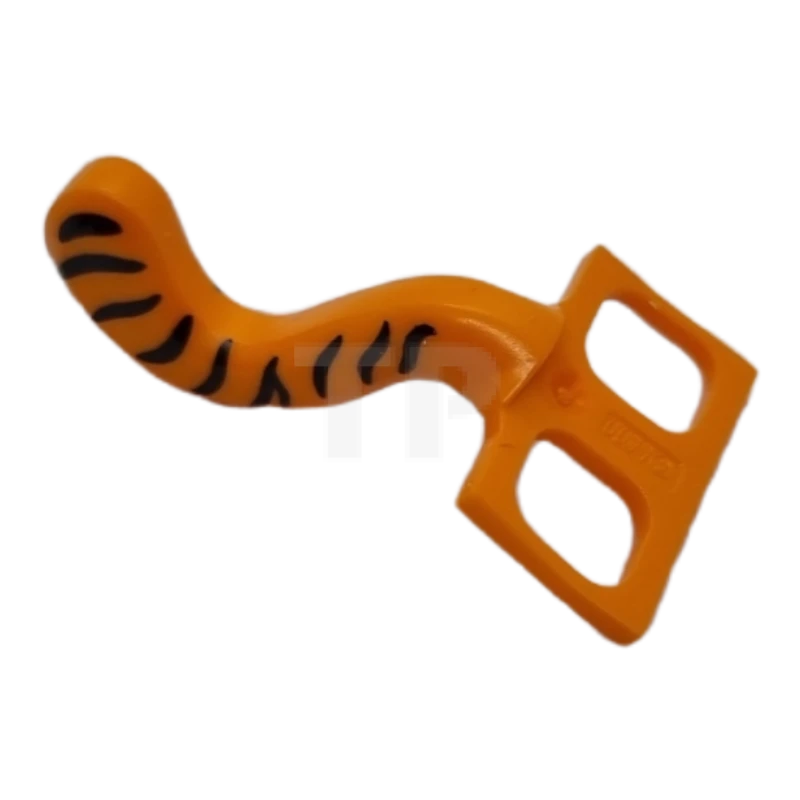 LEGO&reg; 6306061 - 15504pb04 - Minifigure Costume Tail Cat with Black Tiger Stripes Pattern