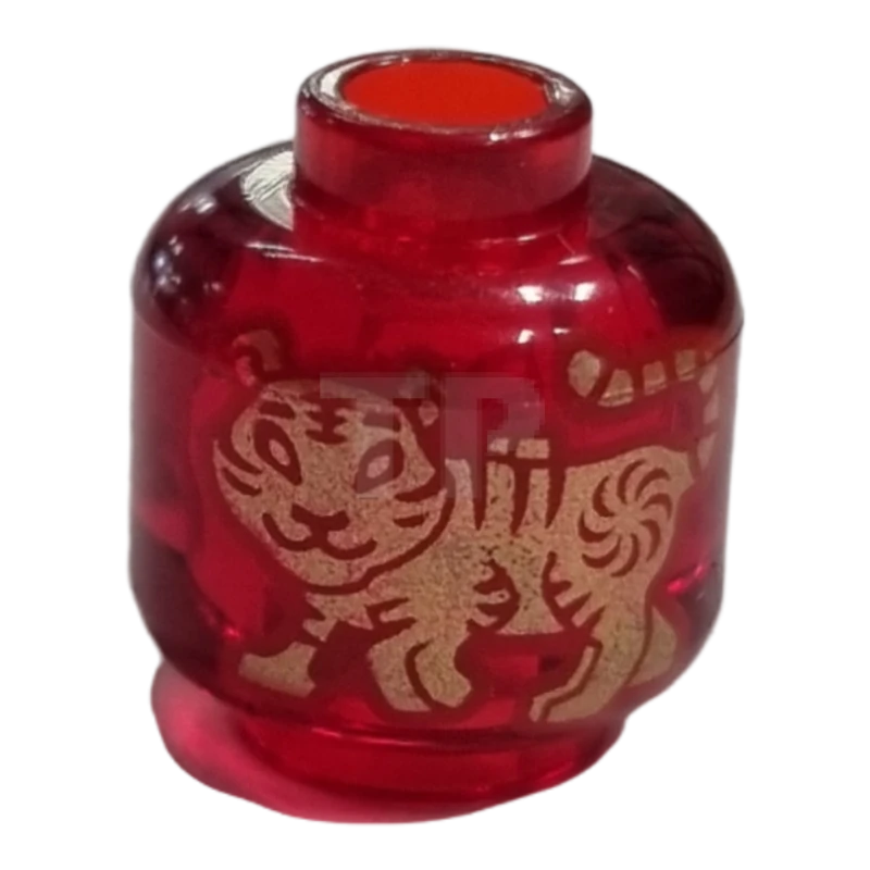 LEGO&reg; 6372565 - 28621pb0033 - Kopf Minifigur mit Tigermotiv