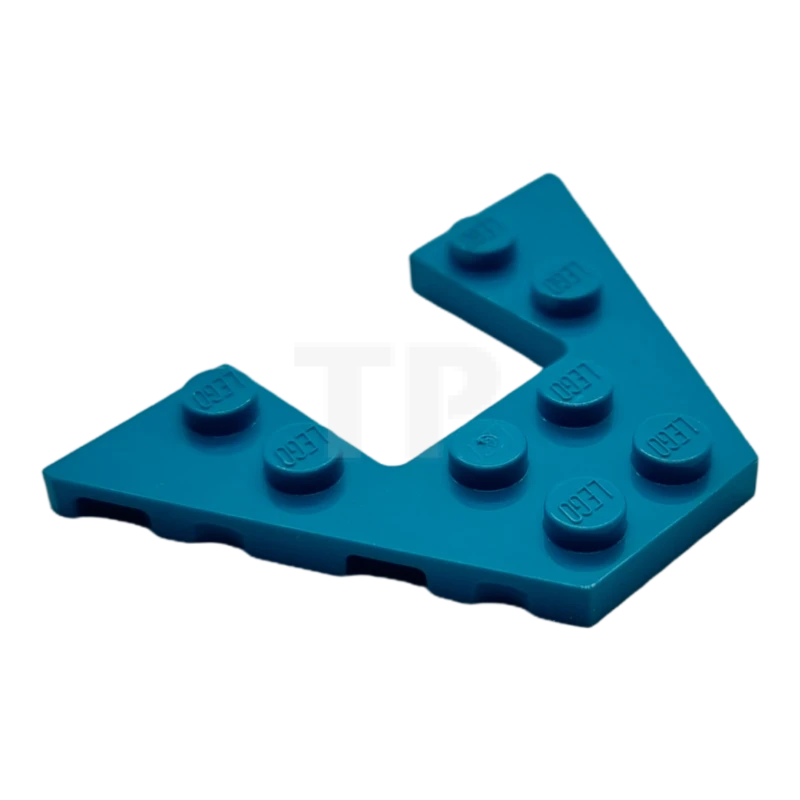 LEGO&reg; 6384249 - 47407 - Plate 4 x 6 Wedge with Cutout