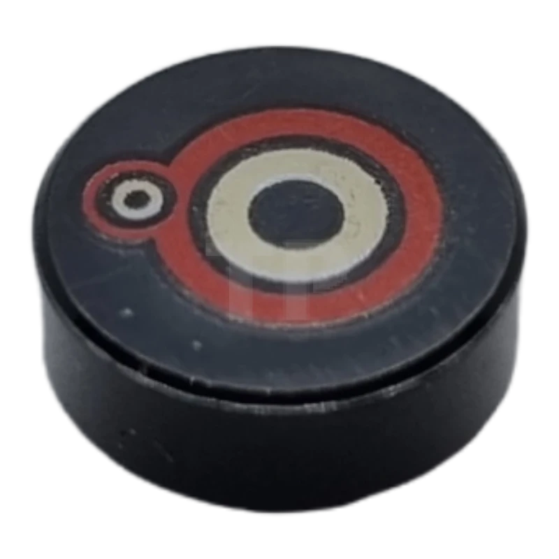 LEGO&reg; 6379711 - 98138pb297 - Fliese 1 x 1 Rund mit Kreismuster (Monsterauge)