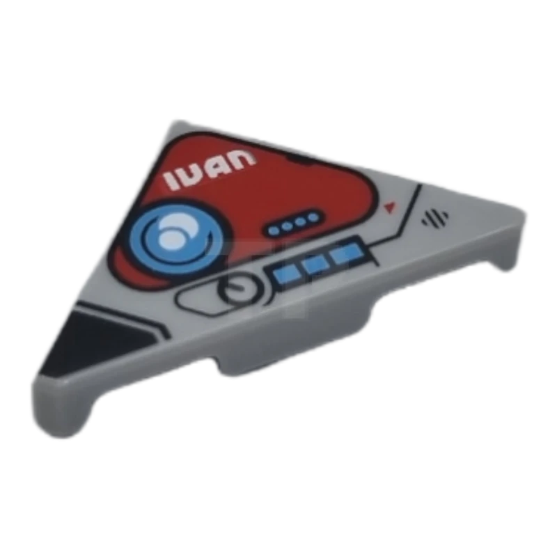 LEGO&reg; 6381630 - 35787pb014 - Tile 2 x 2 Triangular with Control Panel Pattern