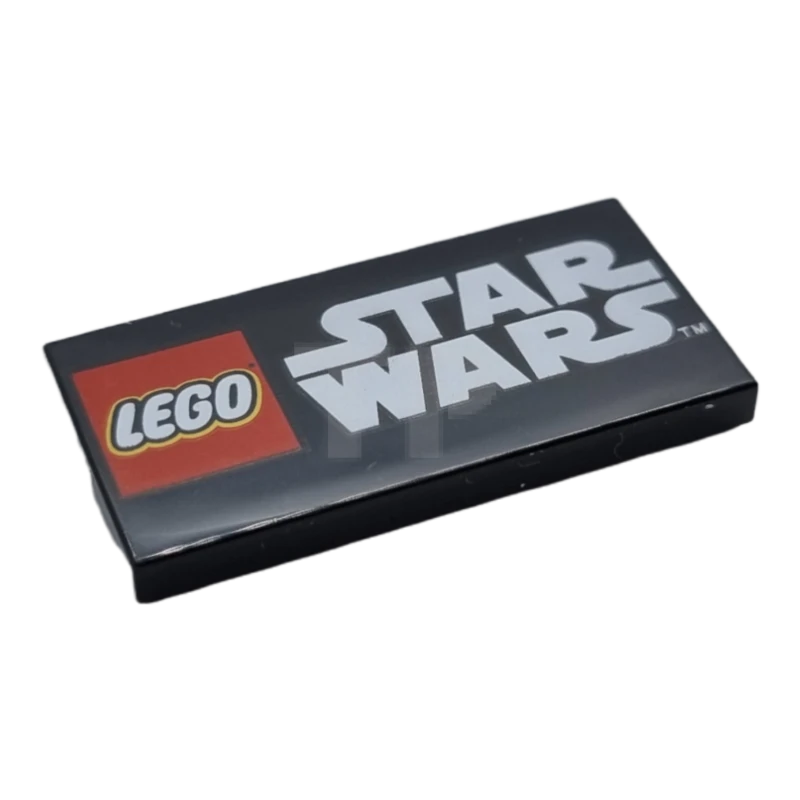 LEGO&reg; 6388259 - 87079pb1133 - Tile 2 x 4 with LEGO Star Wars Logo Pattern
