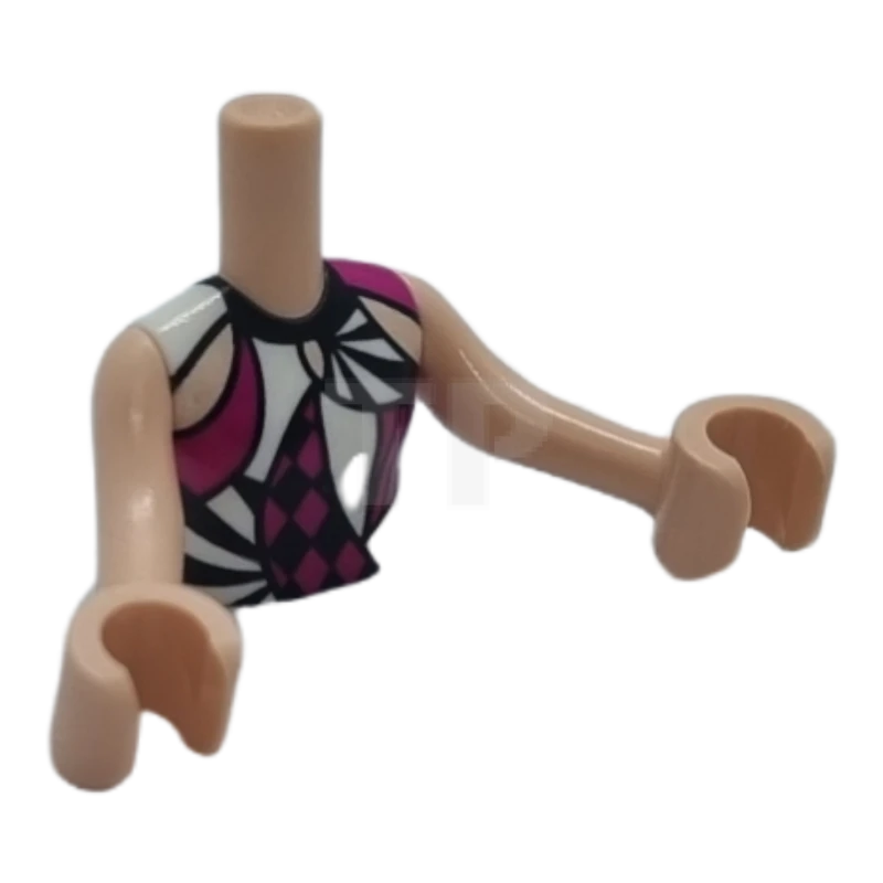 LEGO&reg; 6351937 - FTGpb323c01 - Torso Mini Doll with Harlequin Shirt Pattern