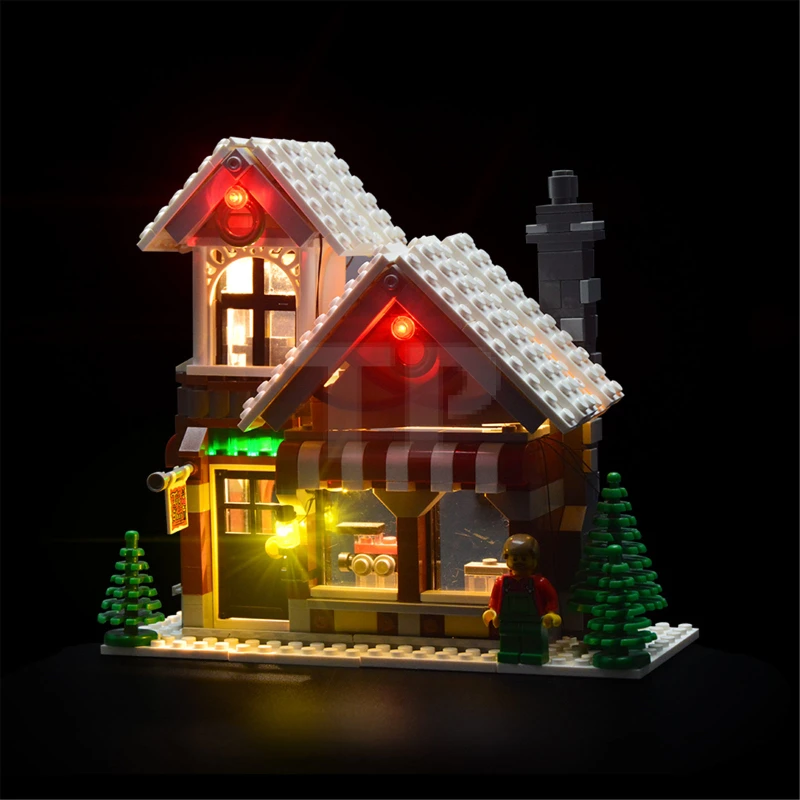 Kit d'éclairage pour le magasin de jouets d'hiver LEGO® 10249.
