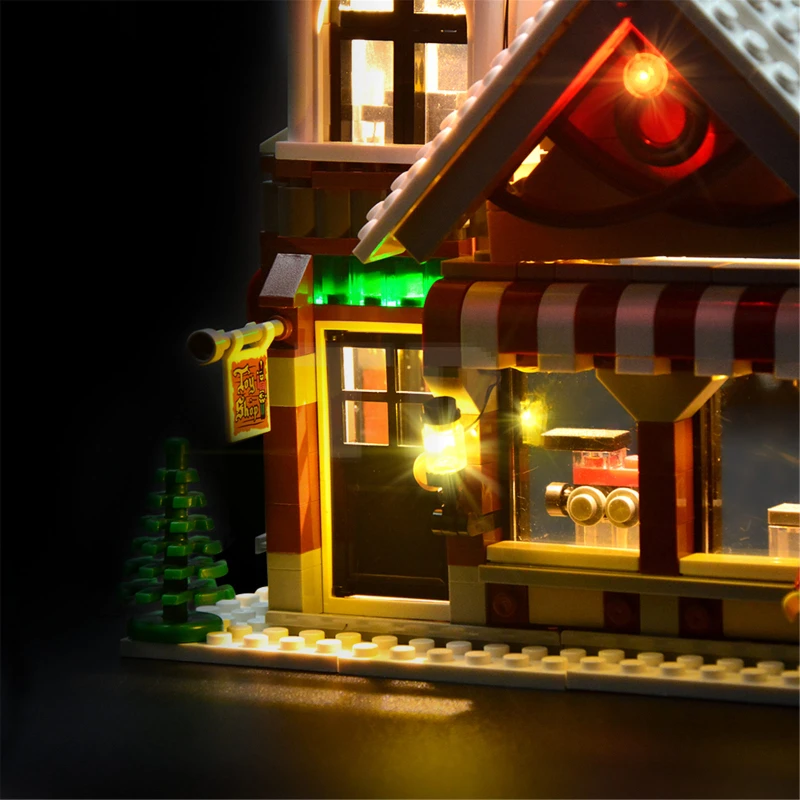 Kit d'éclairage pour le magasin de jouets d'hiver LEGO® 10249.