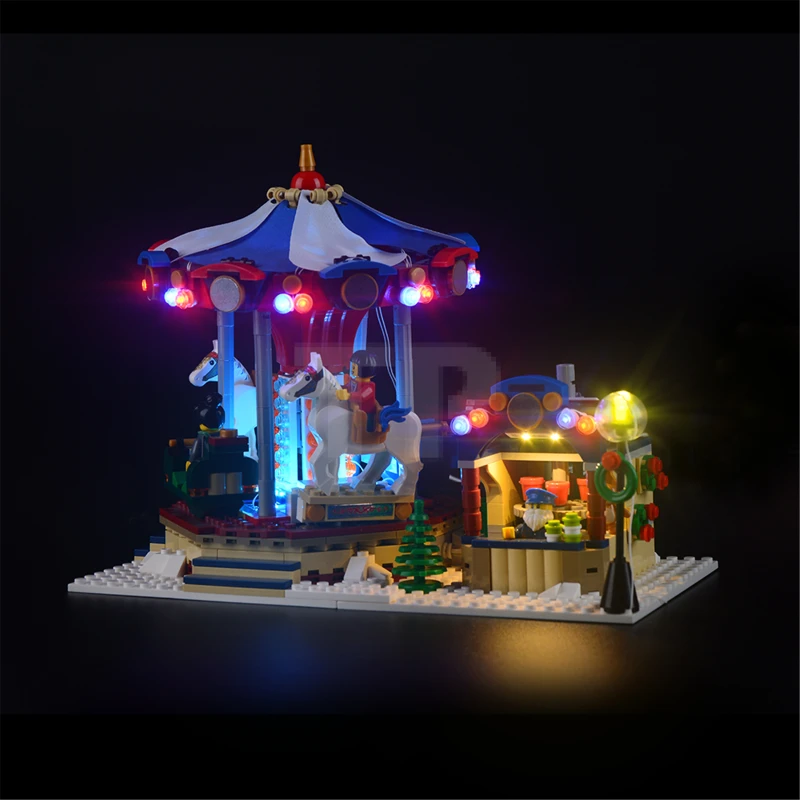 Light kit for LEGO® 10235 Christmas Winter Village Market