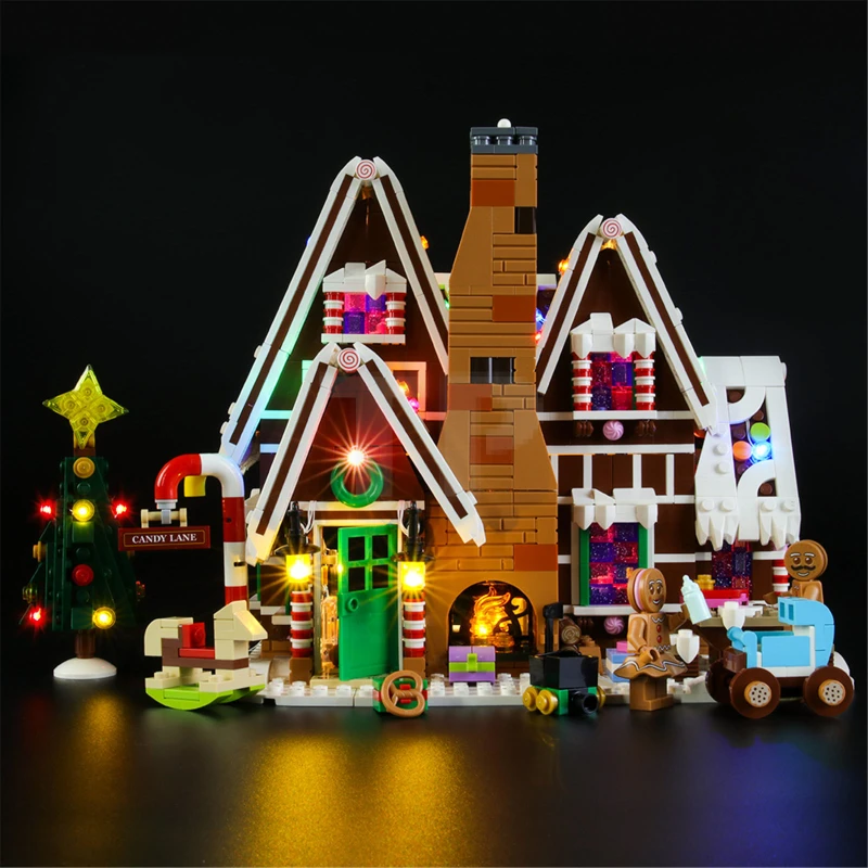 Light kit for LEGO® 10267 Gingerbread House