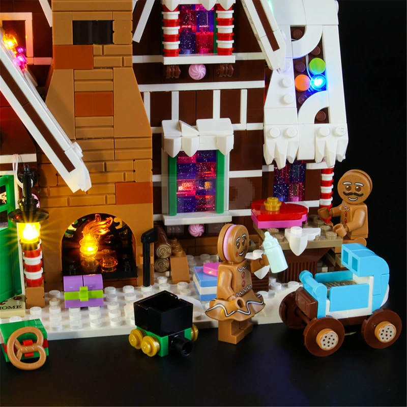 Light kit for LEGO® 10267 Gingerbread House