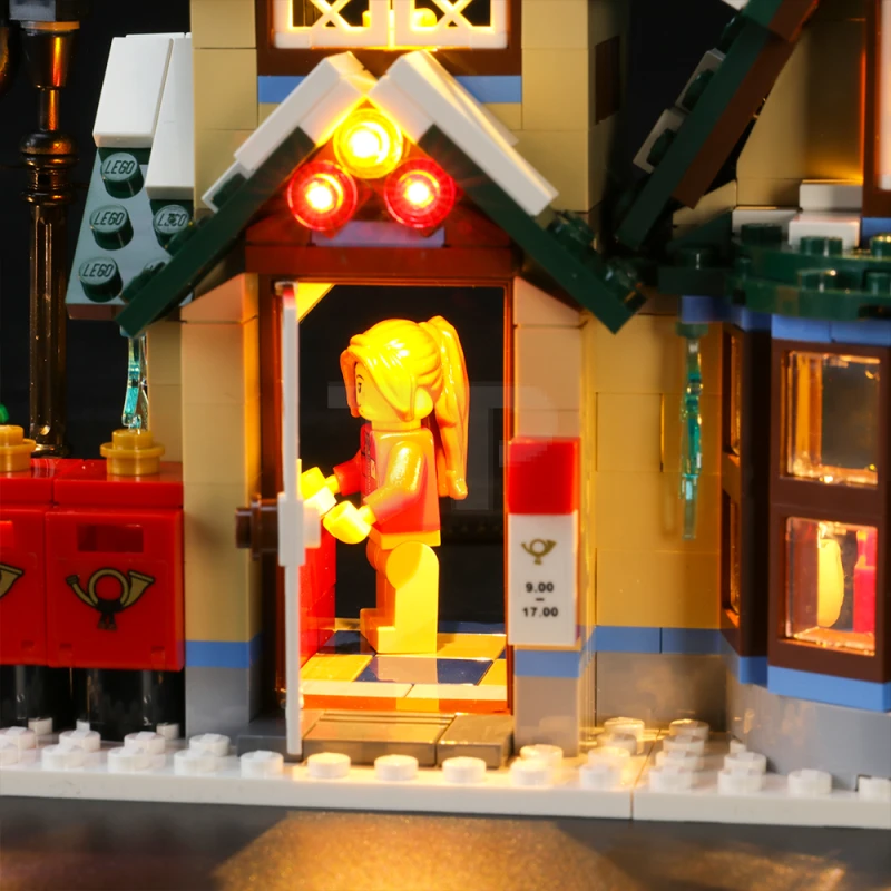 Kit d'éclairage pour la poste du village d'hiver LEGO® 10222.