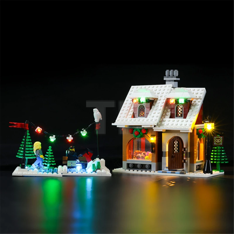 Light kit for LEGO® 10216 Holiday Bakery