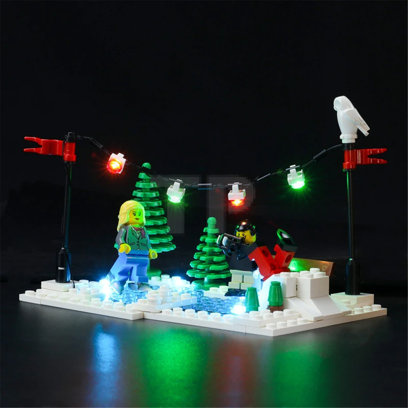 Light kit for LEGO® 10216 Holiday Bakery