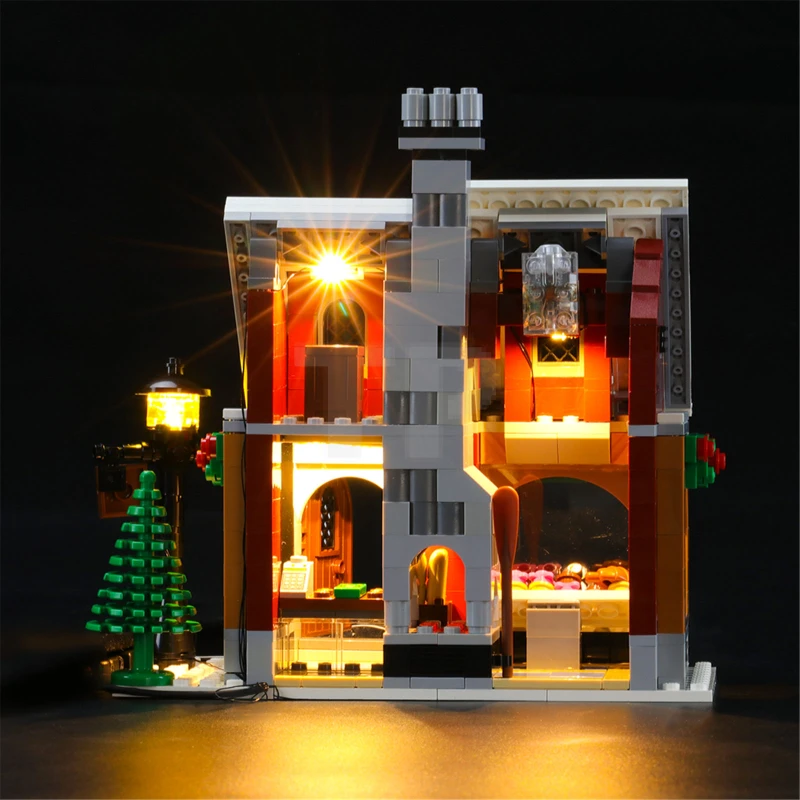 Light kit for LEGO® 10216 Holiday Bakery