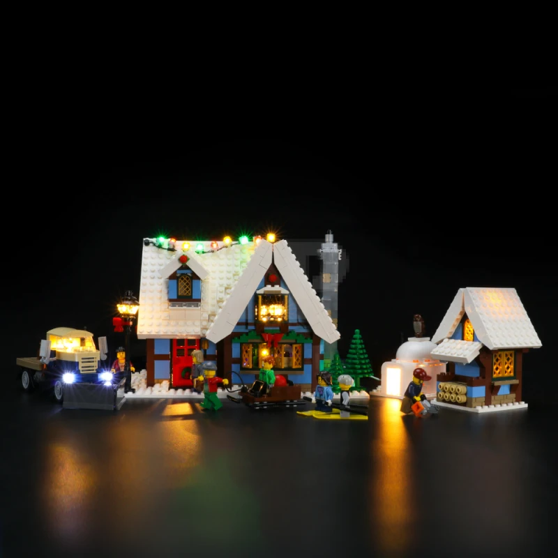 Kit d'éclairage pour le chalet du village d'hiver LEGO® 10229.