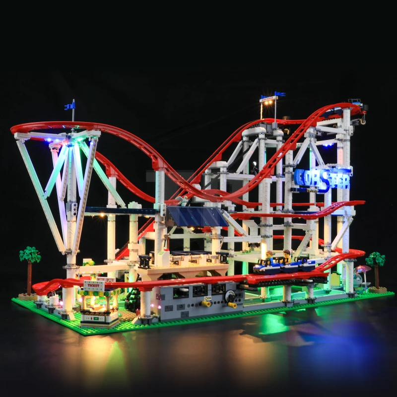 Light kit for LEGO® 10261 Roller Coaster