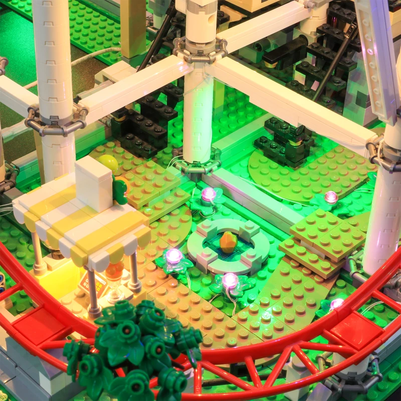 Light kit for LEGO® 10261 Roller Coaster