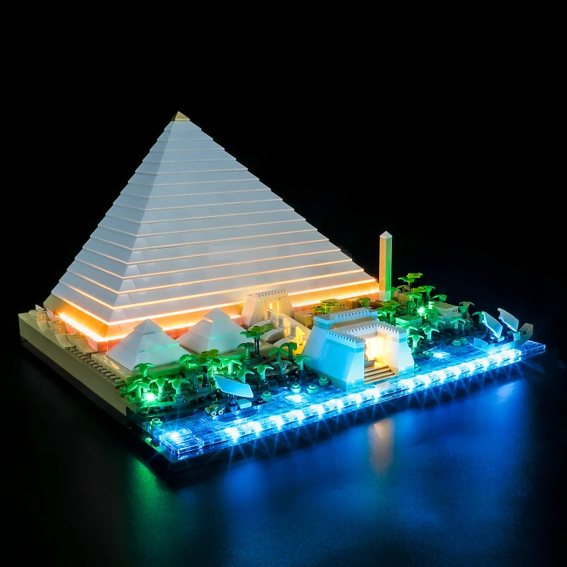 Lichtset voor LEGO® 21058 Grote Piramide van Gizeh