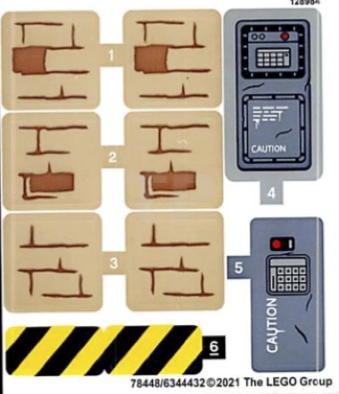 LEGO&reg;  - Sticker for Set 76948