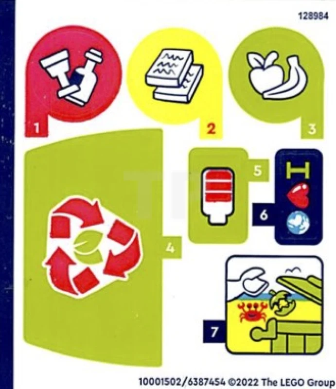 LEGO&reg;  - Pegatina para Set 41712
