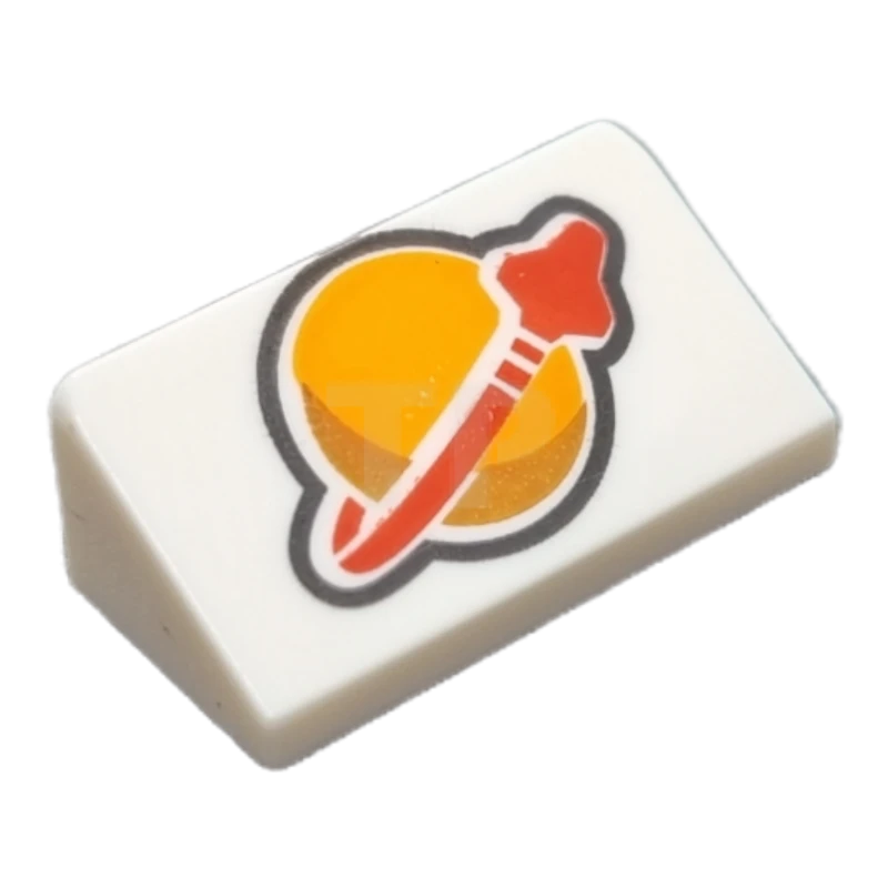 LEGO&reg; 85984pb374 - 6384063 - Slope 30° 1 x 2 x 2/3 with Classic Space Logo