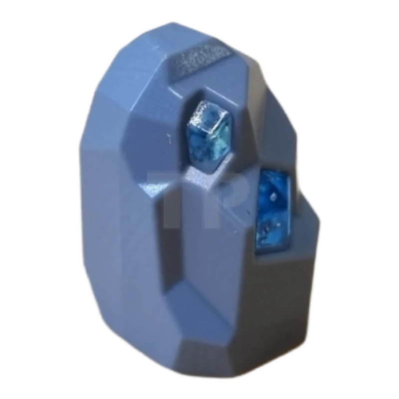 LEGO&reg; 6399651 - 49656pb03 - Rock 1 x 1 Geode with Trans-Light Blue Crystal Interior Pattern