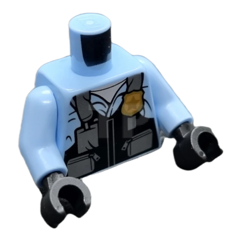 LEGO&reg; 6252270 - 973pb3376c01 - Torso (complete) with Police Safety Vest Pattern