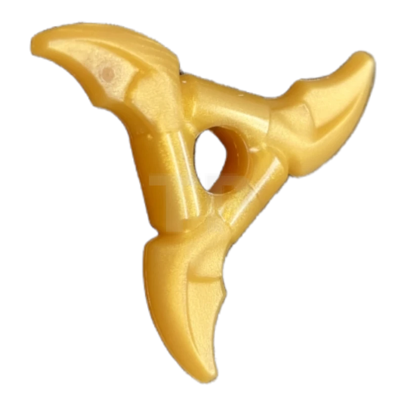 LEGO&reg; 6376230 - 86125b - Minifigure, Weapon Throwing Star (Shuriken) with Smooth Grips and Curved Blades