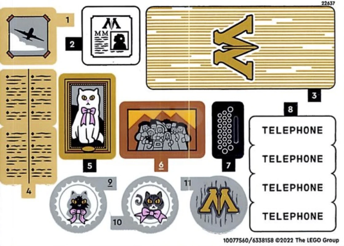 LEGO&reg; 6338158 - Sticker for Set 76403