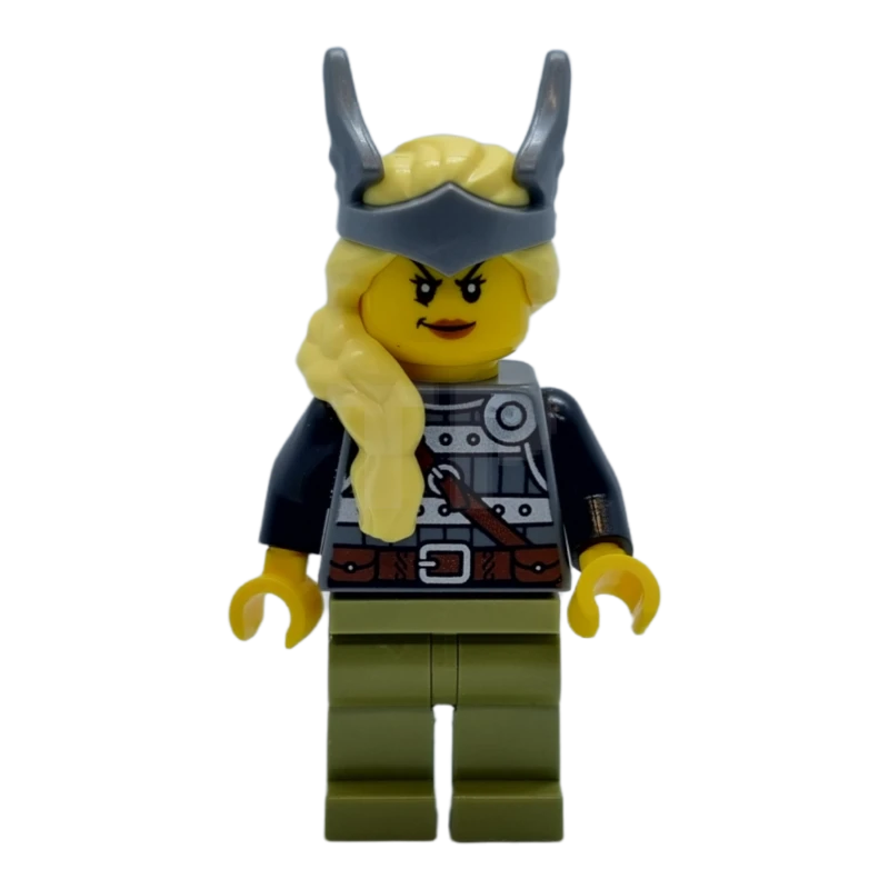 LEGO&reg; vik039 Guerrier viking - Armure gris bleu foncé et argent