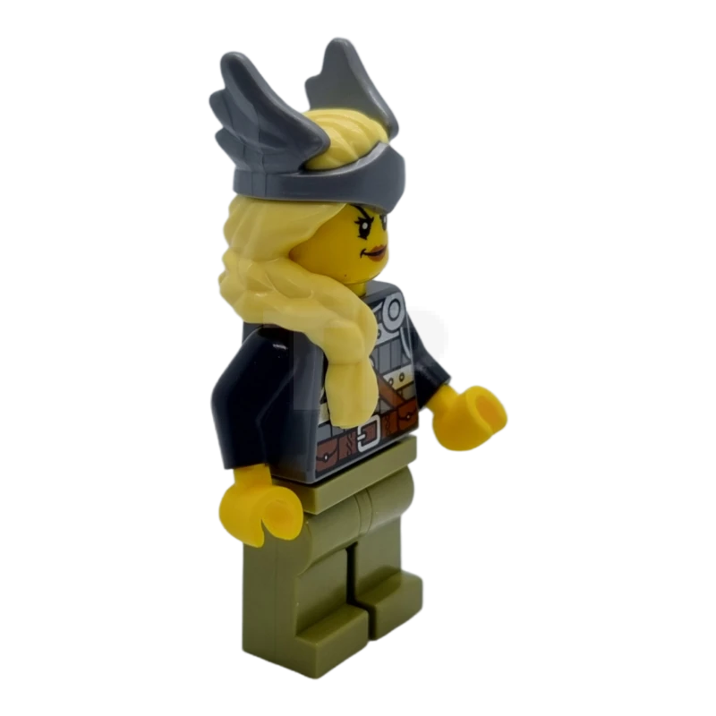 LEGO&reg; vik039 Guerrier viking - Armure gris bleu foncé et argent