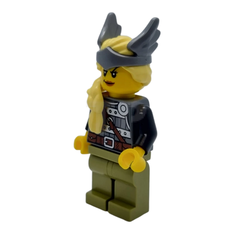 LEGO&reg; vik039 Guerrier viking - Armure gris bleu foncé et argent