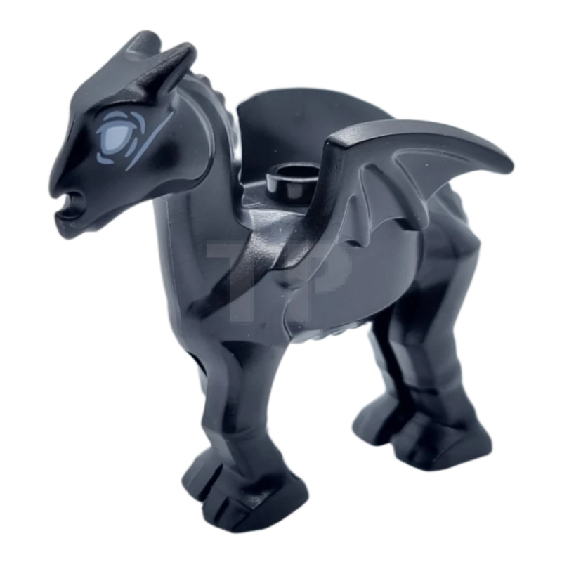 LEGO&reg; 6399065 - 1935pb01 - Horse, Skeletal Baby with White Eyes Pattern (HP Thestral)