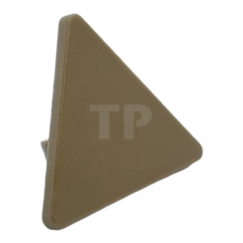 LEGO&reg; 65676 - 6395755 - Road Sign 2 x 2 Triangle with Open O Clip