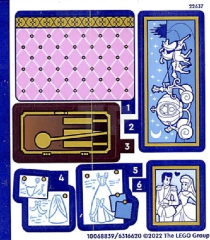 LEGO&reg; 6316620 - Sticker for Set 43206