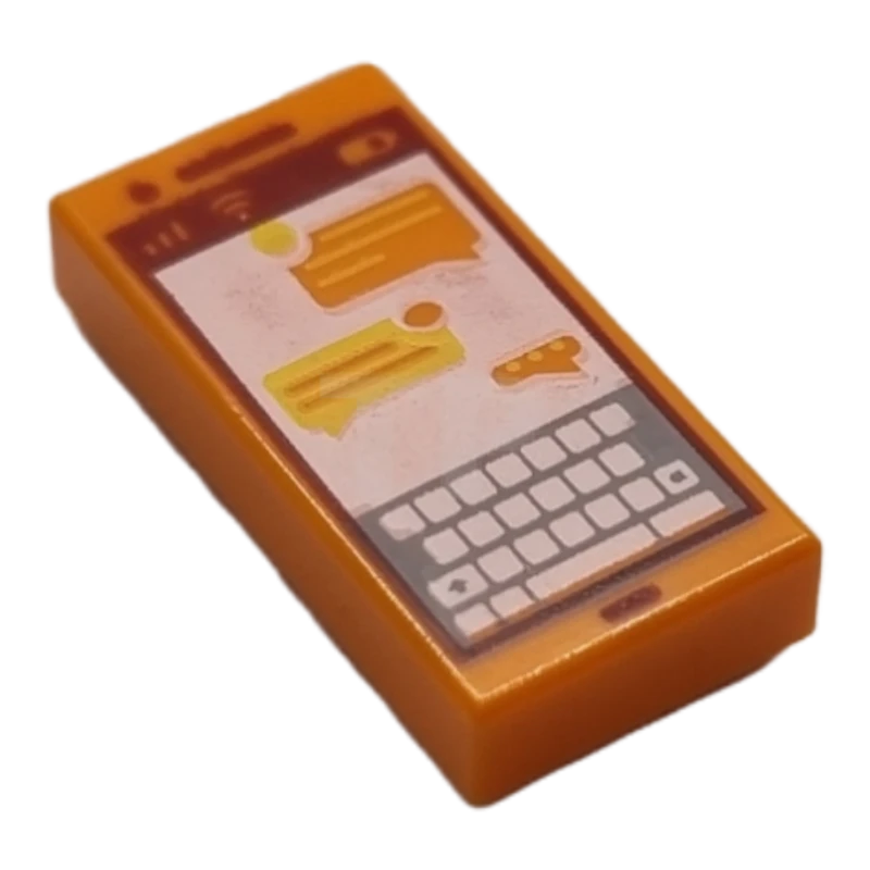 LEGO&reg; 6329699 - 3069pb0864 - Tile 1 x 2 with Smart Phone Screen Pattern