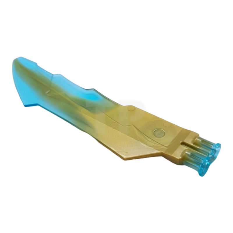 LEGO&reg; 6385970 - 79895pb01 - Propeller Blade 14L with Axle Holes and Jagged Edges (Sword Blade)
