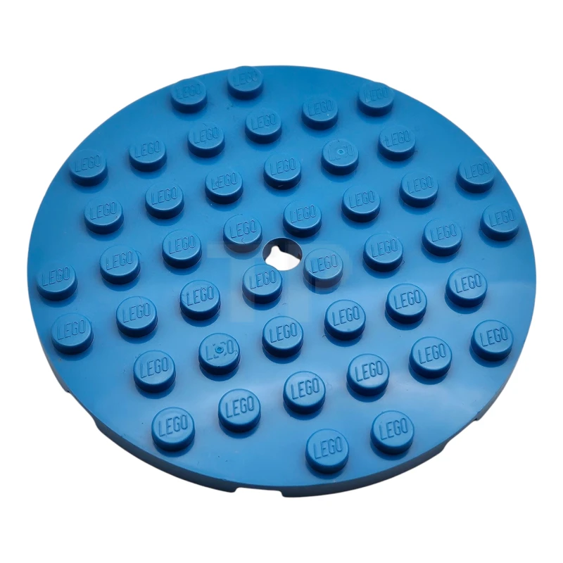 LEGO&reg; 74611 - 6393925 - Plate 8 x 8 Round with Hole