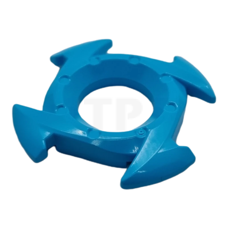 LEGO&reg; 6395527 - 98341 - Ring 4 x 4 with 2 x 2 Hole and 4 Arrow Ends (Ninjago Spinner Crown)