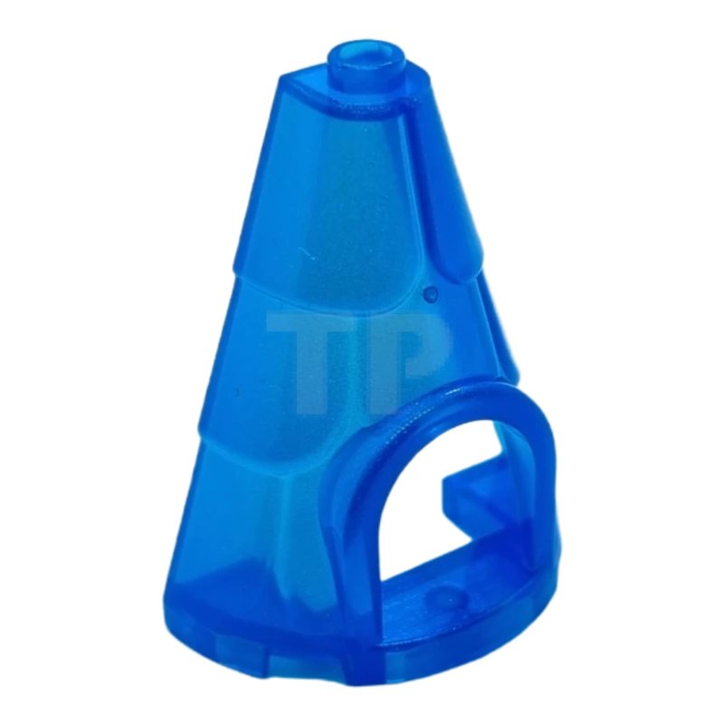 LEGO&reg; 80029 - 6503242 - Cone 2 x 4 x 4 Half with Roof Tiles and Window (Tower Roof)