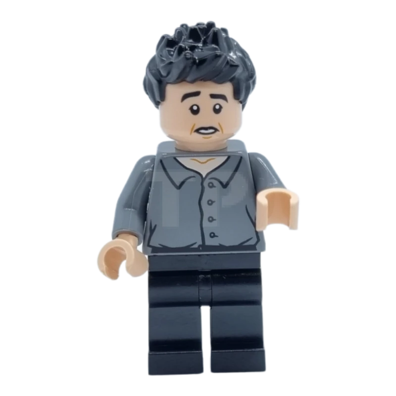 LEGO&reg; ftv001 Ross Geller, Dunkelblaugraues Hemd