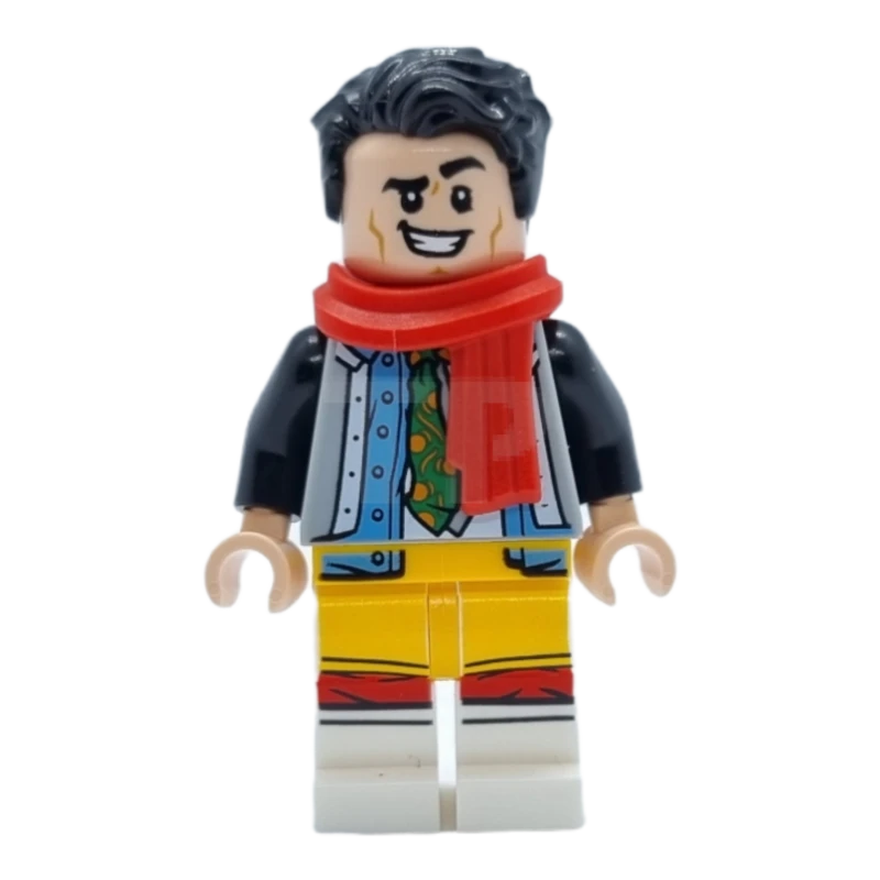 LEGO&reg; ftv003 Joey Tribbiani, Rode Sjaal