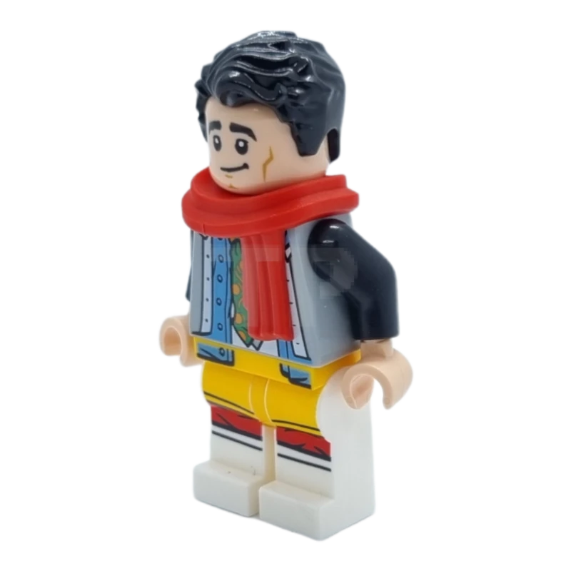 LEGO&reg; ftv003 Joey Tribbiani, Rode Sjaal
