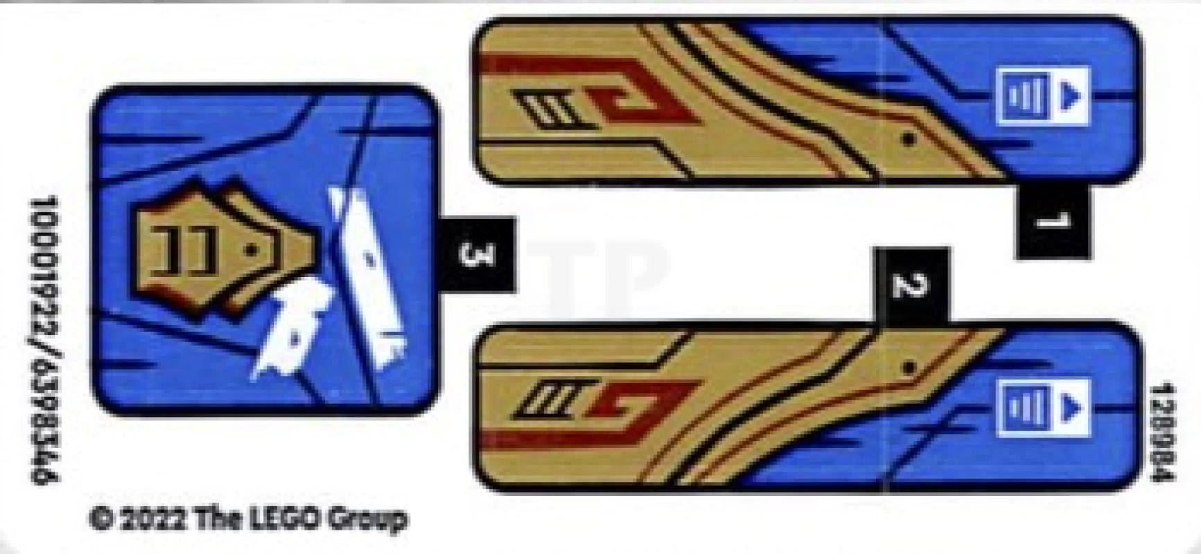 LEGO&reg; 6398346 - Sticker for Set 71768