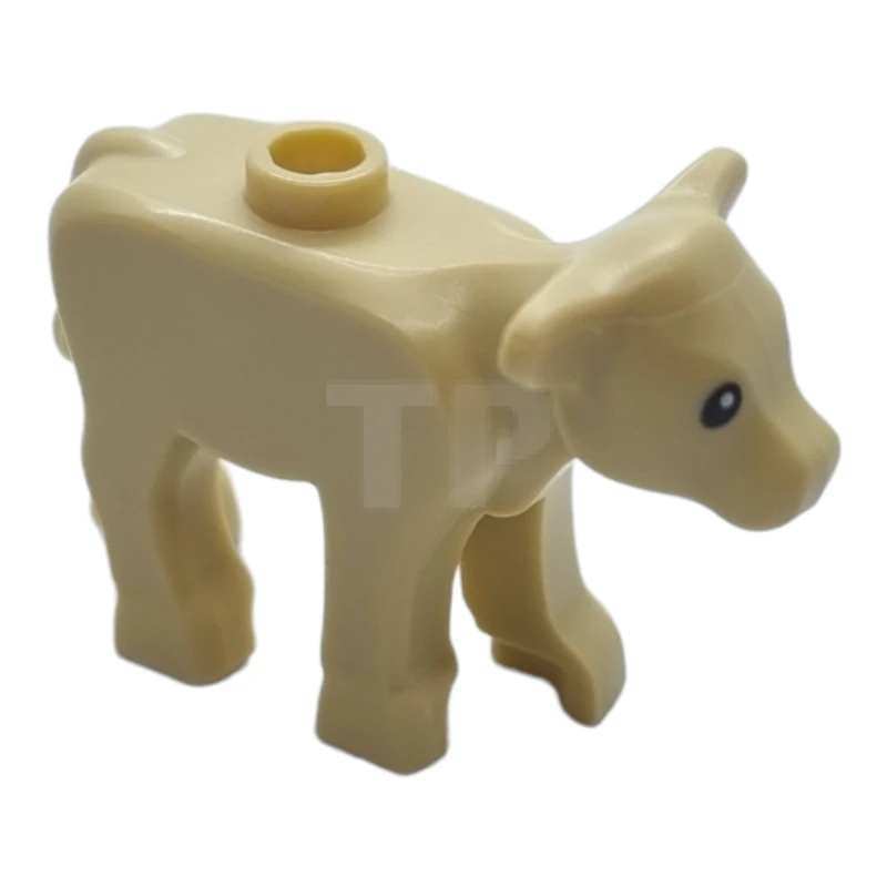 LEGO&reg; 6319749 - 1568pb01 - Calf with Black Eyes and White Pupils Pattern
