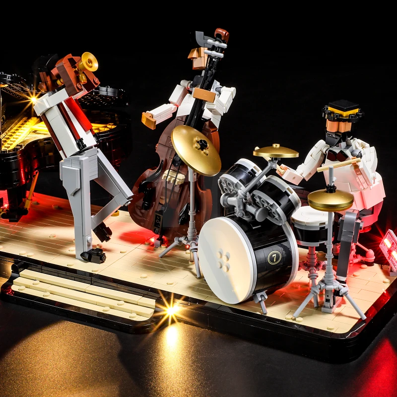 Light kit for LEGO® 21334 Jazz Quartet