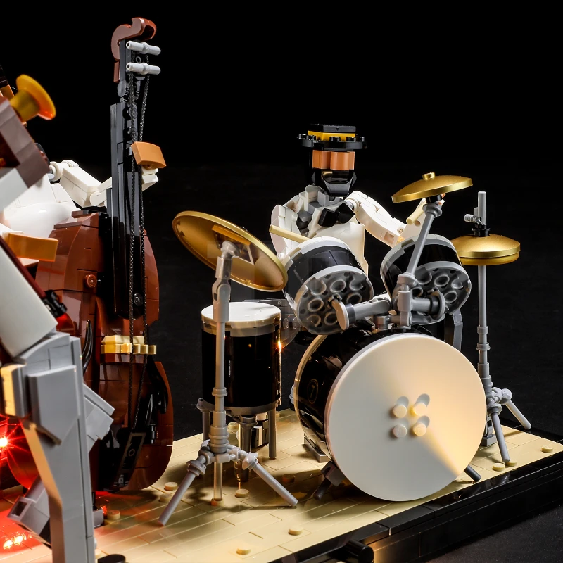 Light kit for LEGO® 21334 Jazz Quartet