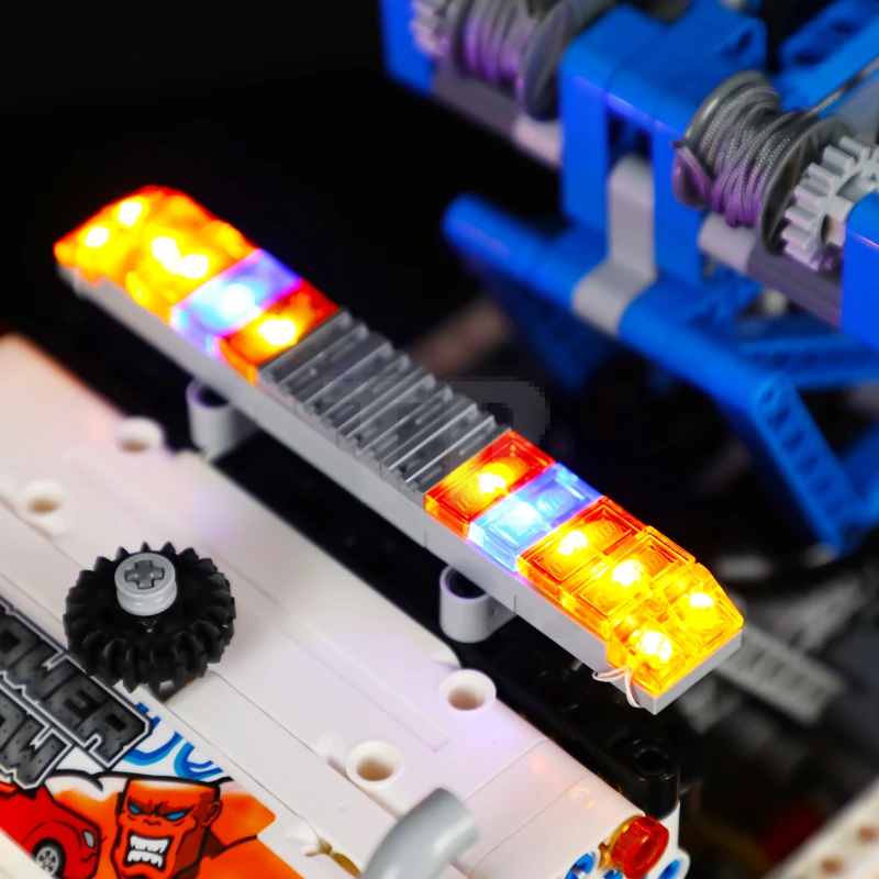 Light kit for LEGO® 42128 Heavy-duty Tow Truck