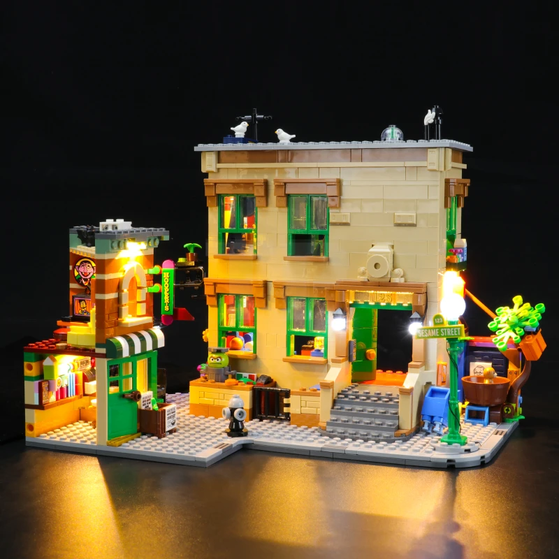 Lichtset voor LEGO® 21324 Sesamstraat
