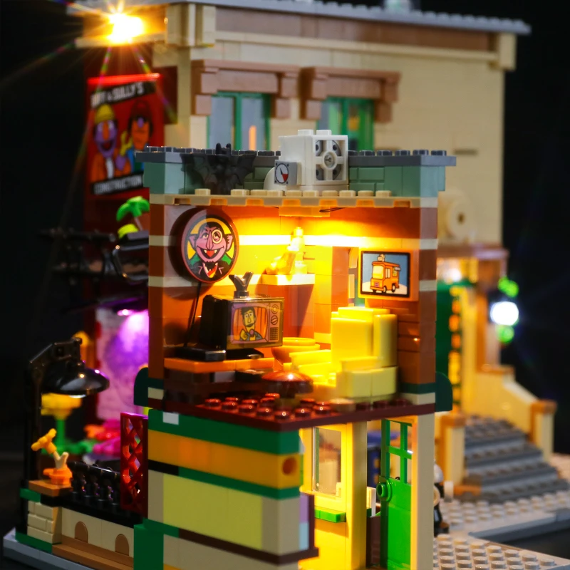 Lichtset voor LEGO® 21324 Sesamstraat